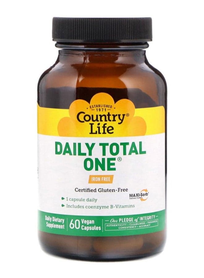 Daily Total One Iron-Free - 60 Vegan Capsules