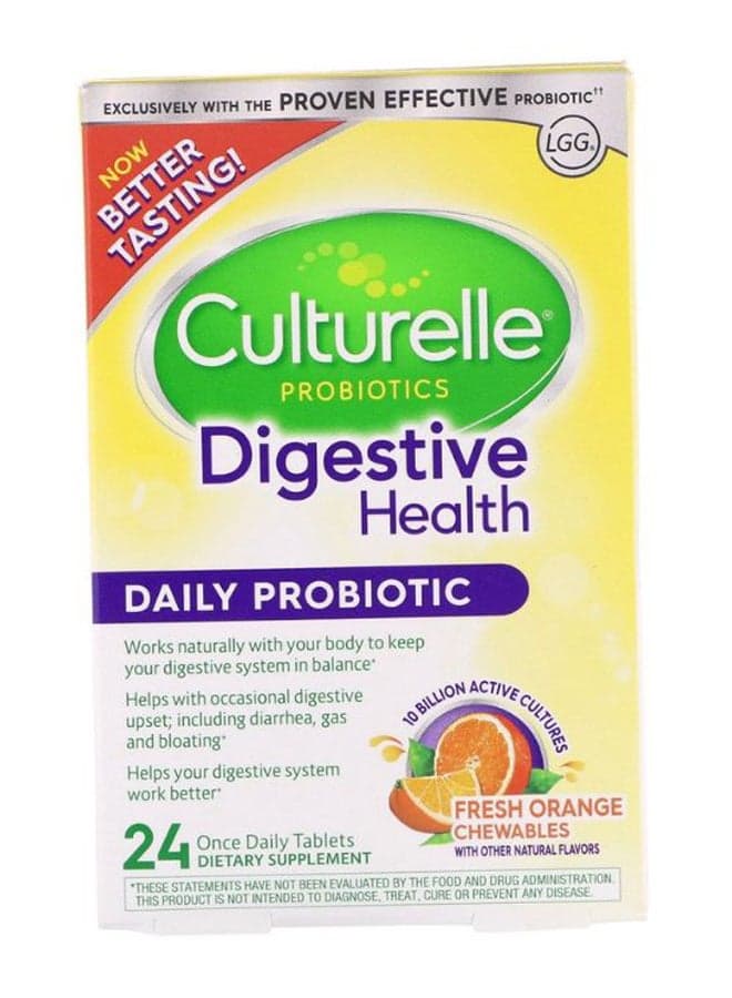 Fresh Orange Chewables Digestive Health Daily Probiotic