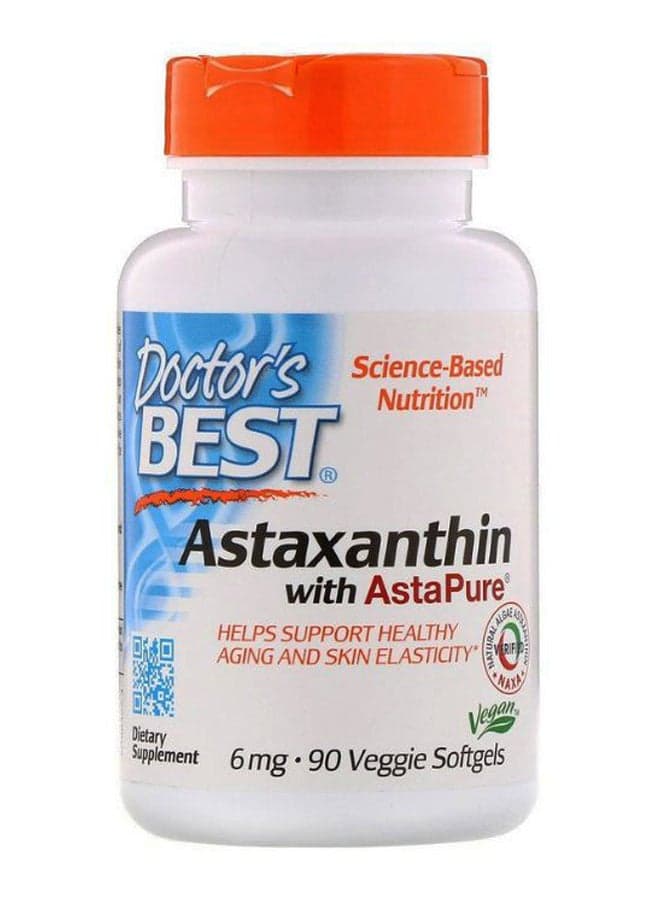 Astaxanthin With AstaPure - 90 Veggie Softgels