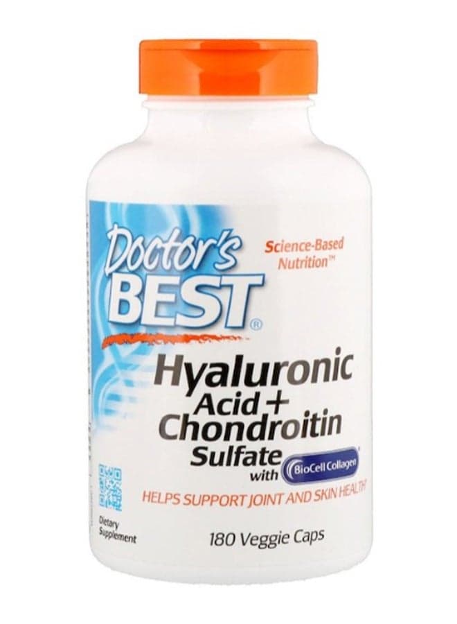 Hyaluronic Acid Plus Chondroitin Sulfate - 180 Capsules