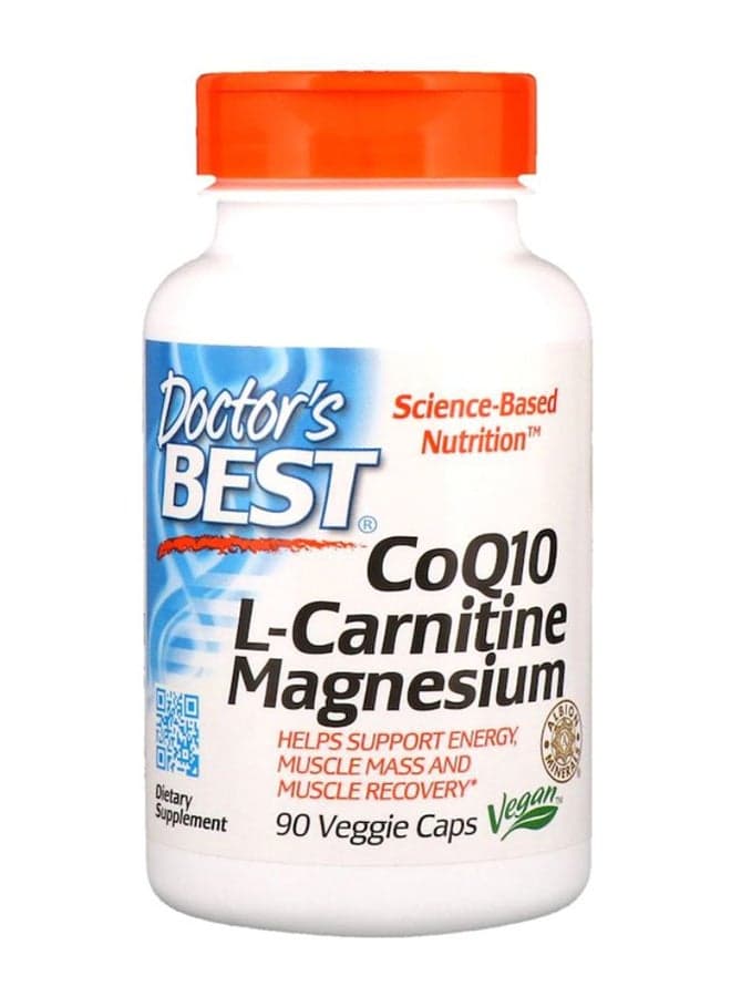 Coq10 L-Carnitine Magnesium - 90 Veggie Caps