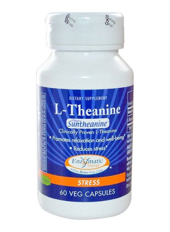 L-Theanine Stress Dietary Supplement - 60 Capsules