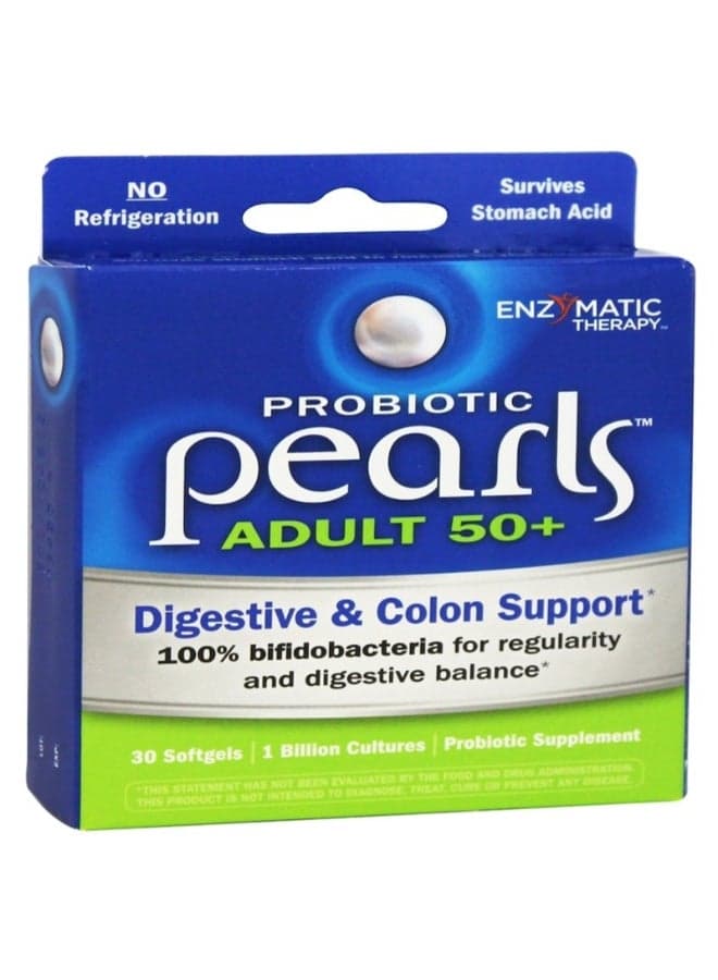 Probiotic Pearls Adult 50 Plus - 30 Softgels