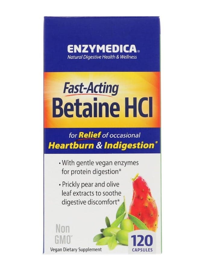 Betaine HCI - 120 Capsules