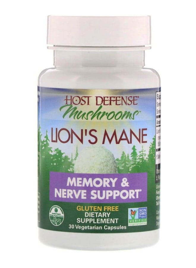 Lion's Mane Memory And Nerve Support - 30 Capsules