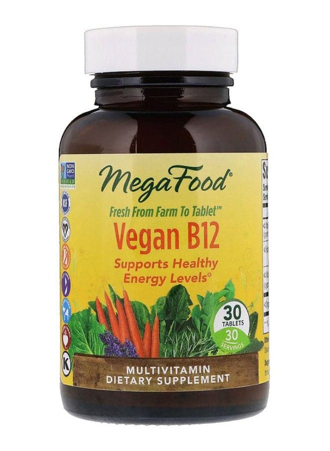 Vegan B12 Energy Support - 30 Tablets