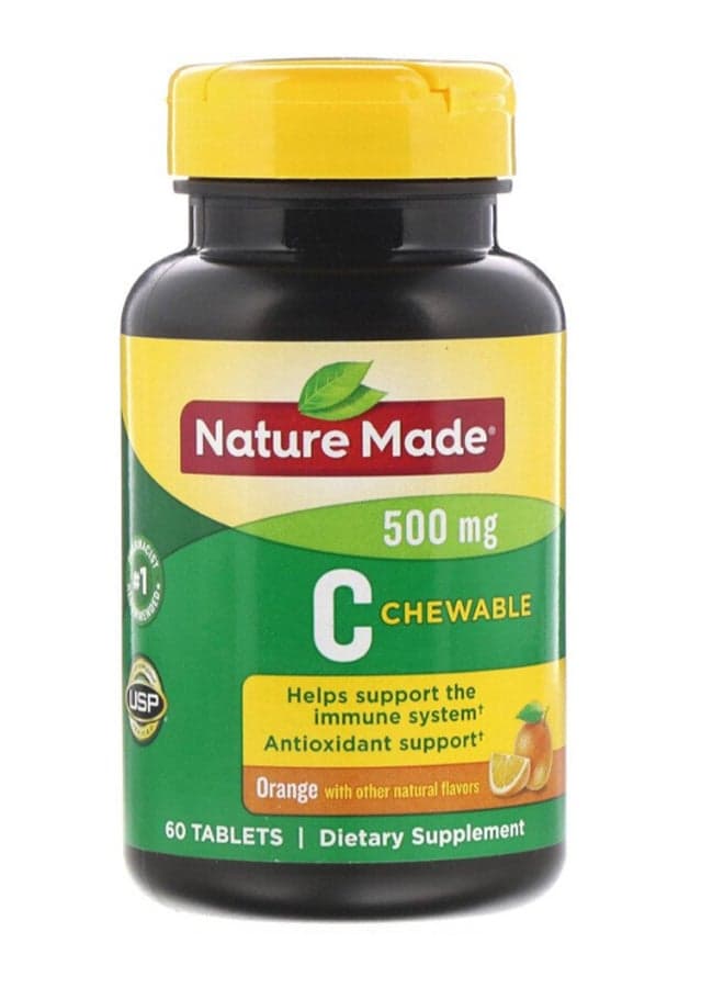 C Chewable Orange With Other Natural Flavors - 60 Tablets