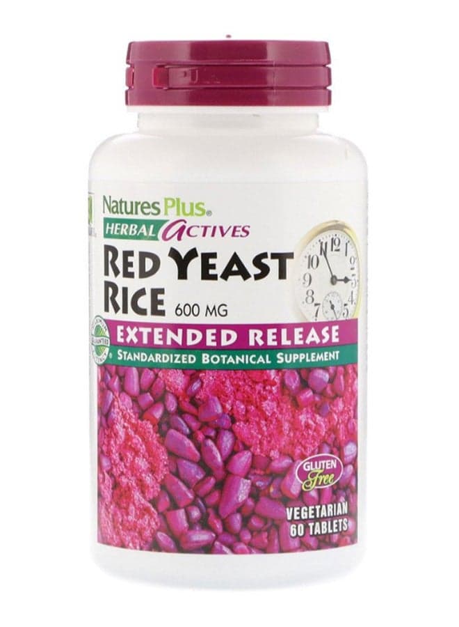 Herbal Actives Red Yeast Rice - 60 Tablets