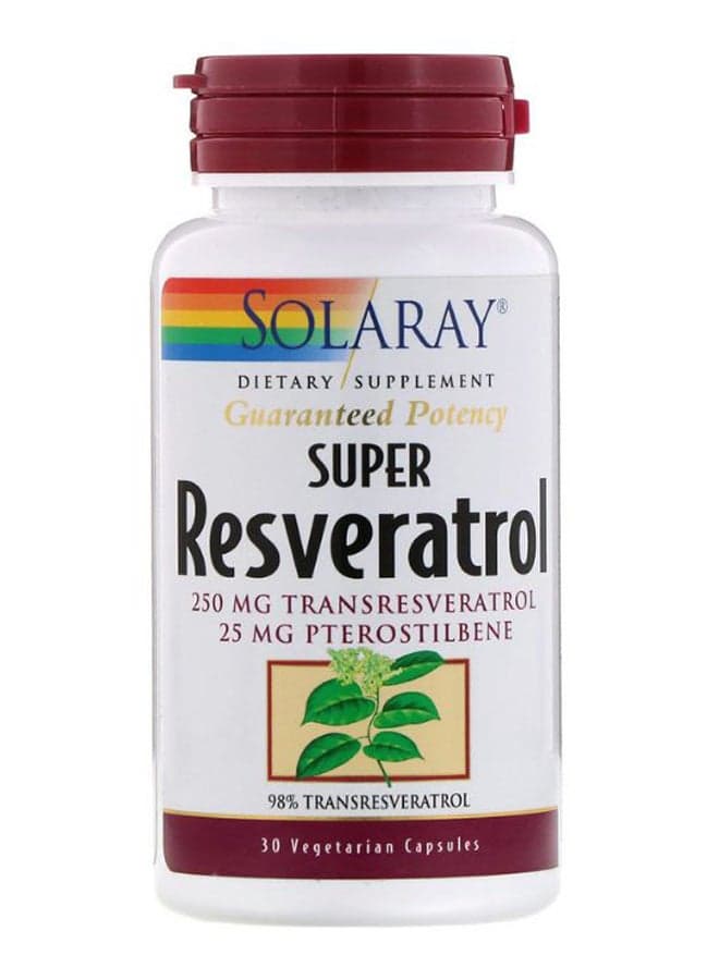 Super Resveratrol - 30 Vegetarian Capsules