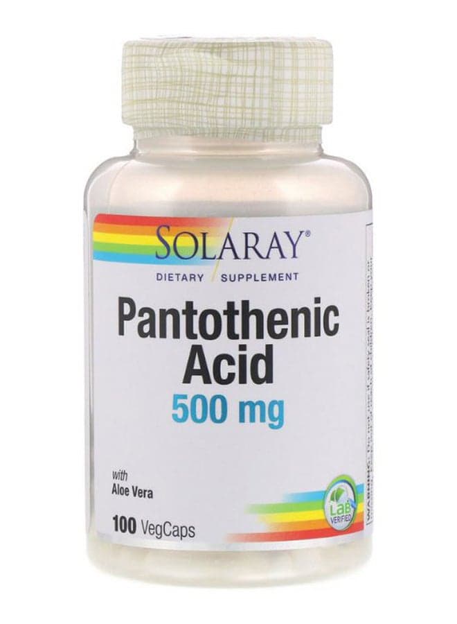 Pantothenic Acid - 100 Veg Capsules