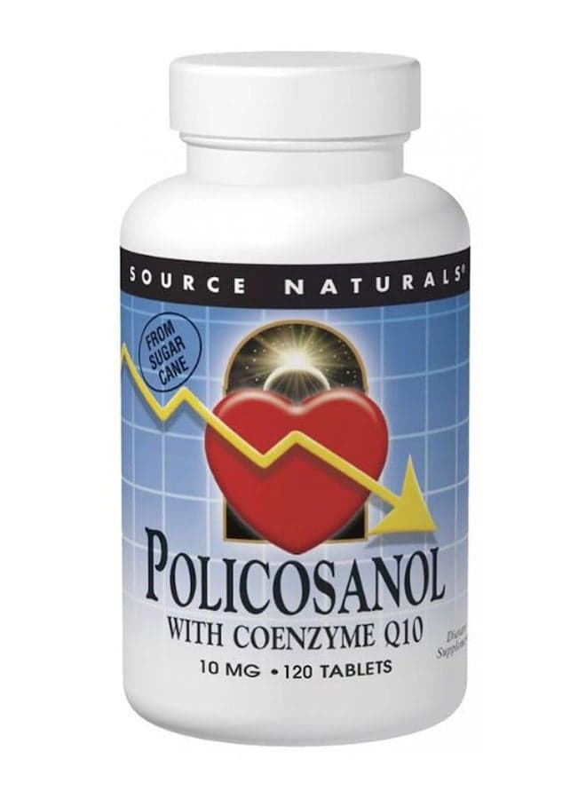 Policosanol With Coenzyme Q10 Dietary Supplement - 120 -Tablets