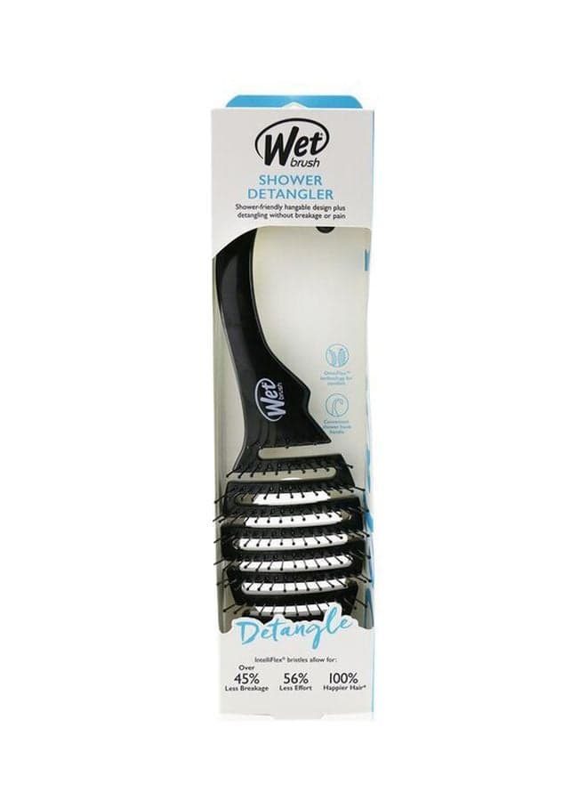 Shower Detangler Hair Brush Black