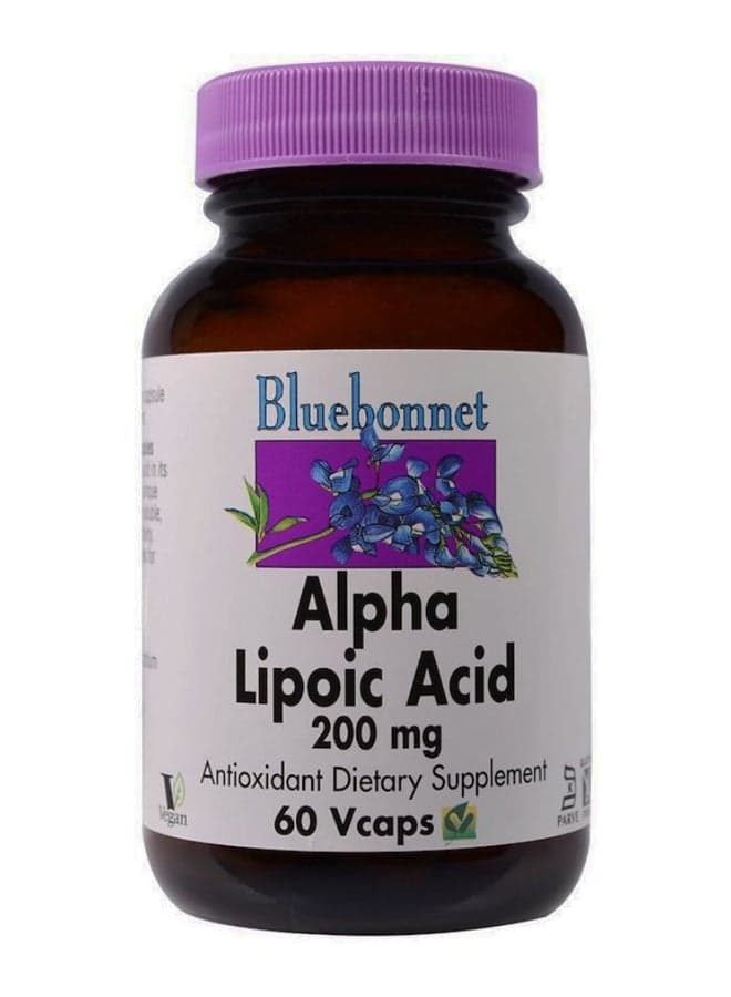Alpha Lipoic Acid Dietary Supplement- 60 Capsules
