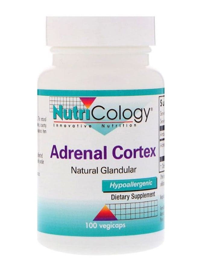 Adrenal Cortex Natural Glandular Dietary Supplement - 100 Capsules