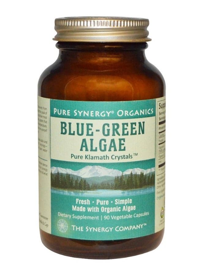 Organic Blue Green Algae Dietary Supplement - 90 Capsules