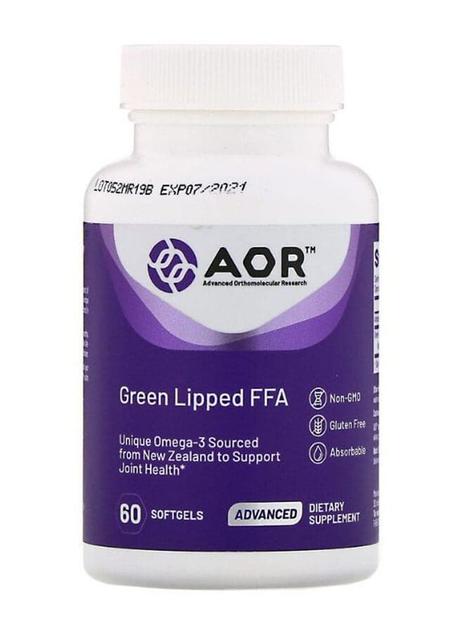 Green Lipped FFA Joint Health Support - 60 Softgels