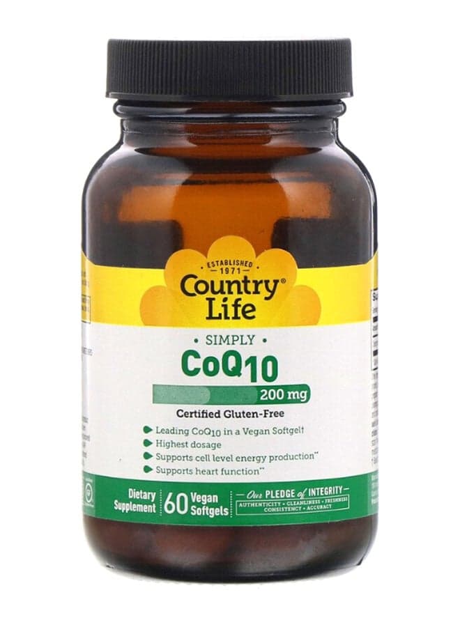 Simply CoQ10 Energy Support - 60 Softgels