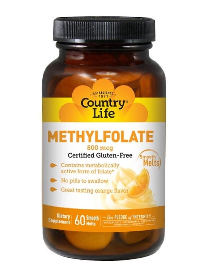 Methylfolate Orange Flavor Vitamin - 60 Smooth Melts