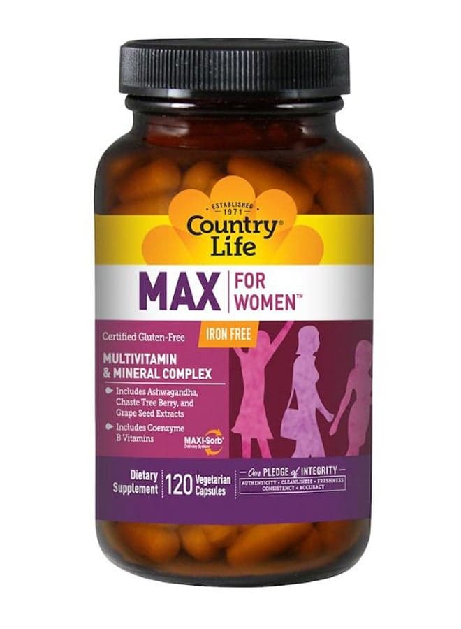 Max For Women Multivitamin And Mineral Complex - 120 Veggie Caps