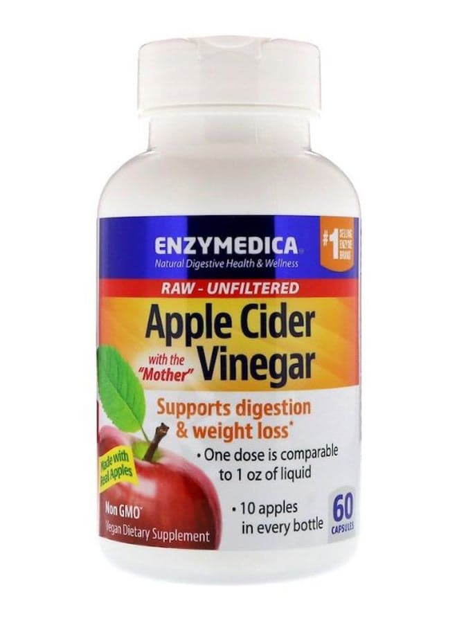 Apple Cider Vinegar Support Digestion And Weight Loss - 60 Capsules