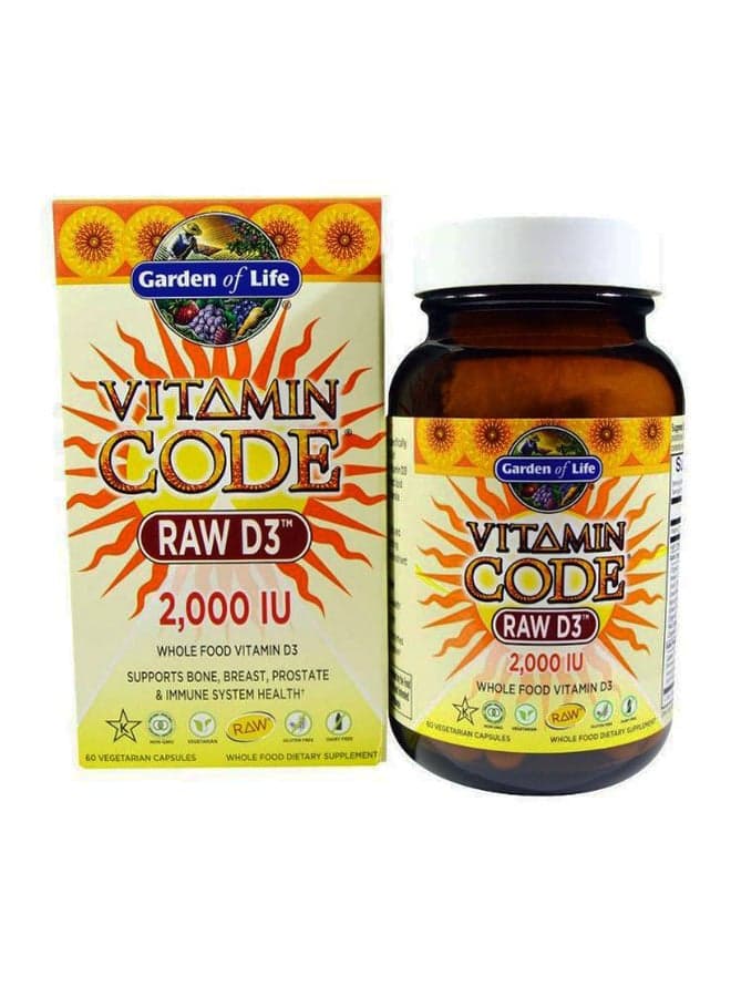 Vitamin Code Raw D3 - 60 Capsules
