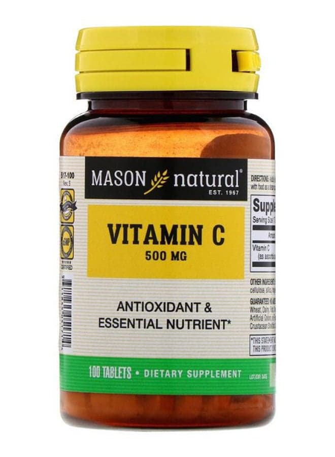 Vitamin C Dietary Supplement - 100 Tablets