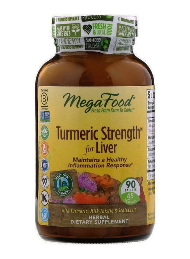 Liver Turmeric Strength - 90 Tablets