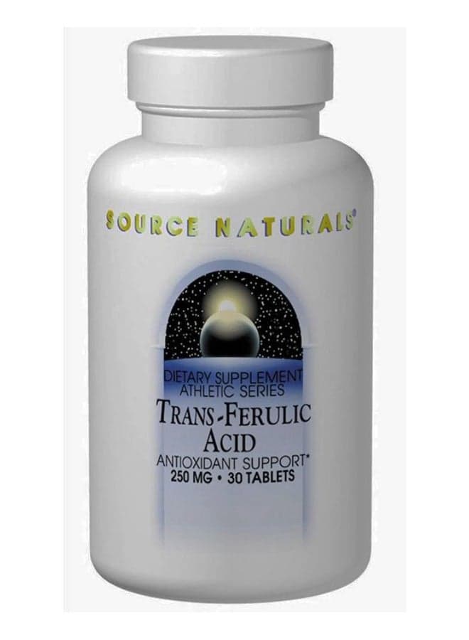 Trans-Ferulic Acid Antioxidant - 30 Tablets