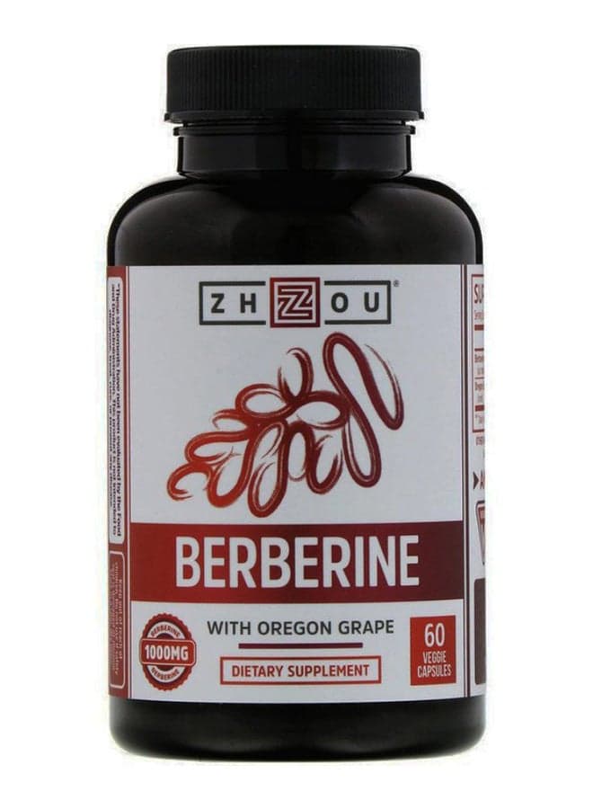 Berberine With Oregon Grape - 60 Capsules 1000 Mg