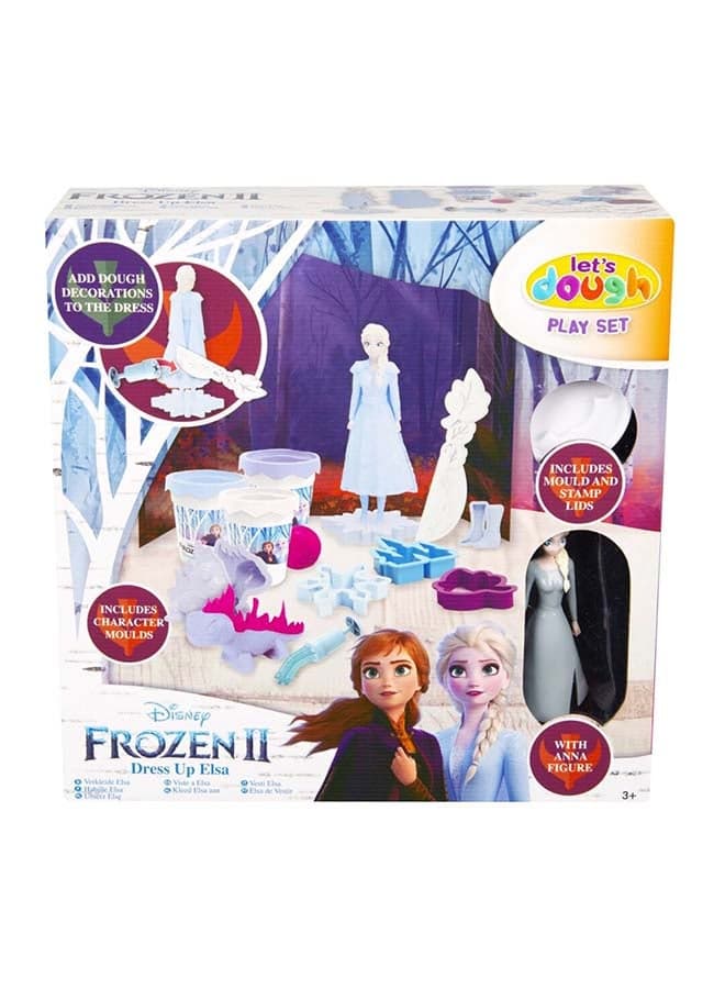 11-Piece Dough Scene Elsa Playset