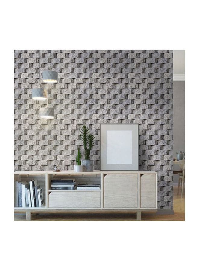 Qiangtie Decorative Wall Sticker Grey 2x0.45meter