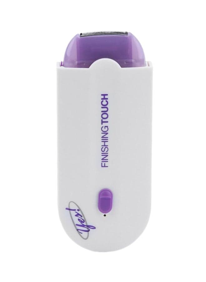 Lightweight Electric Hair Removal Epilator White/Purple 22.4 x 14.4 x 5.5cm
