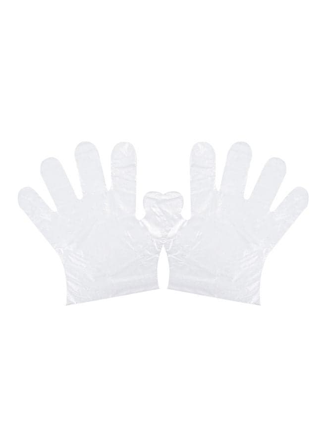 500-Piece Disposable PE Gloves Clear 8.3x4.3inch