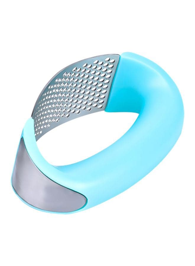 Stainless Steel Garlic Press Blue/Silver 11x5cm