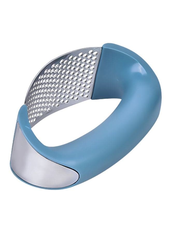 Stainless Steel Garlic Press Dark Blue/Silver 12x6x6cm