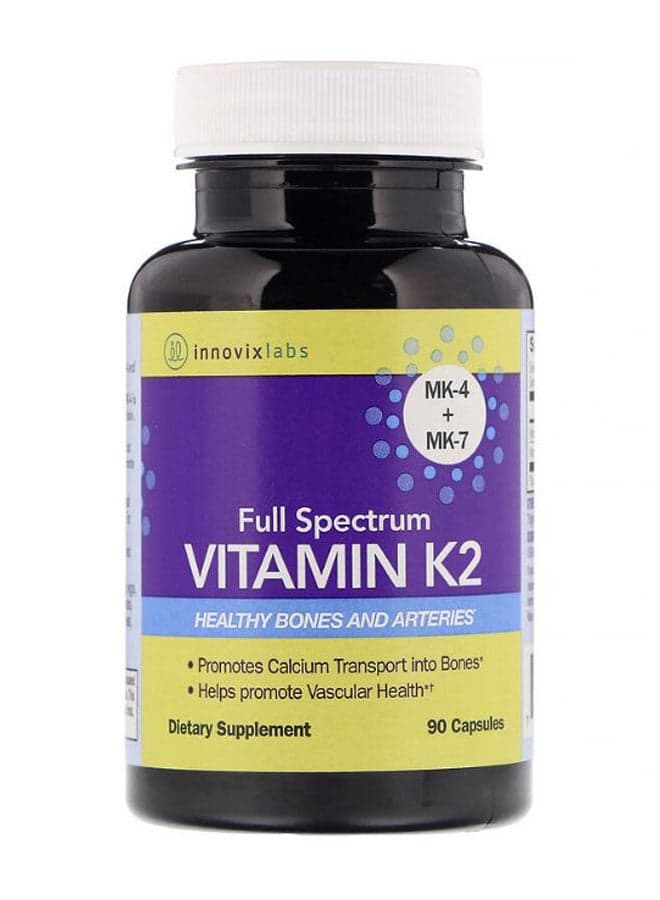 Full Spectrum MK-4 Plus MK-7 Vitamin K2 - 90 Capsules