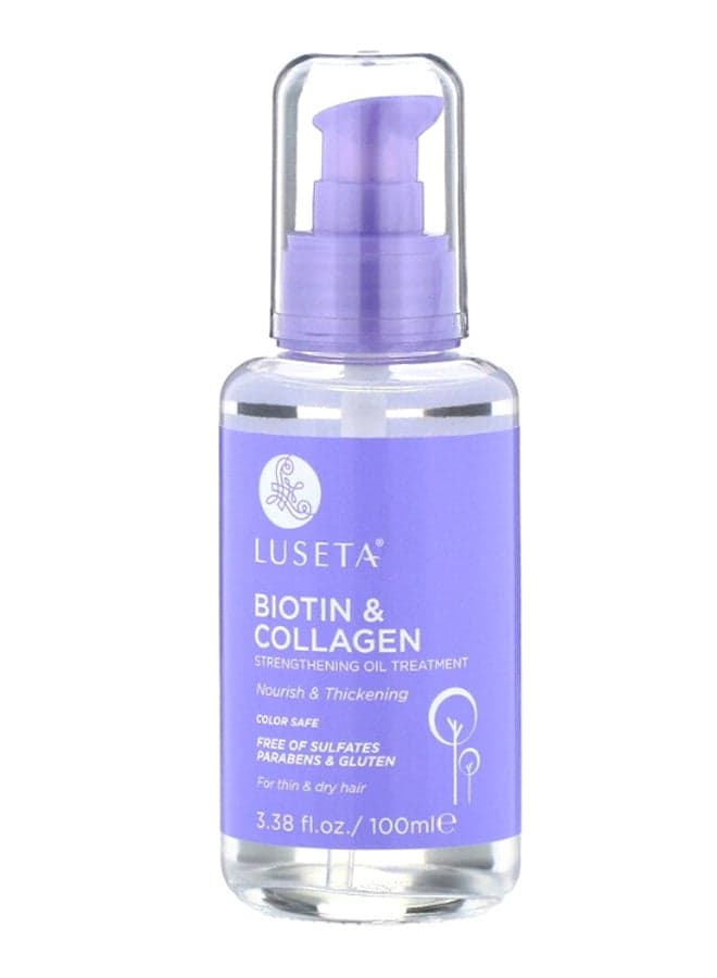 Nourish And Thickening Strengthening Oil Biotin Collagen Clear 100ml
