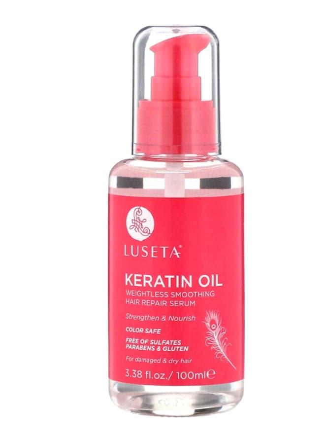 Keratin Oil Weightless Smoothing Hair Repair Serum Clear 100ml