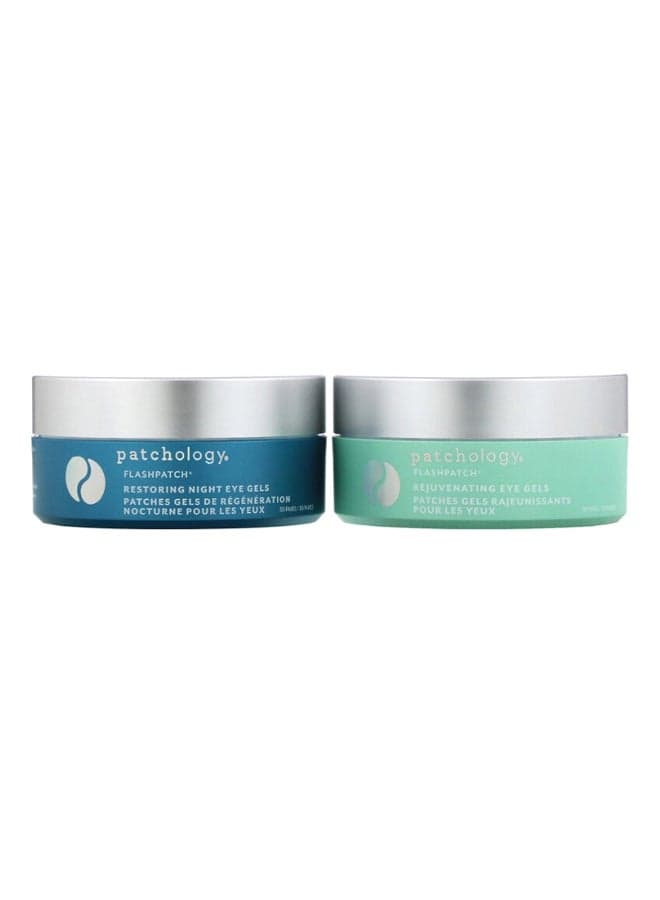 Pair Of 60 Flashpatch Restoring Night And Rejuvenating Eye Gel