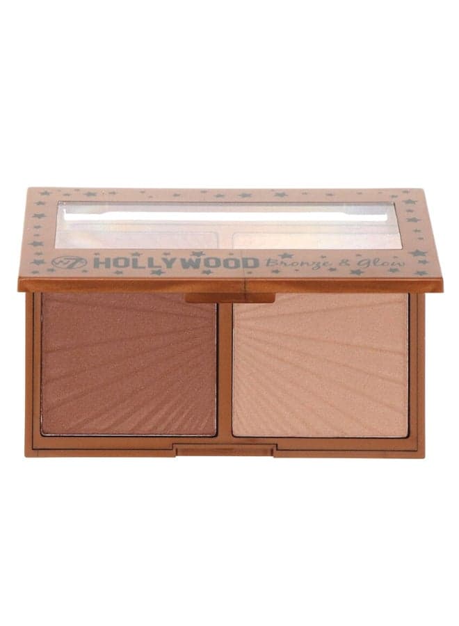 Hollywood Bronze And Glow Duo Pallete Beige/Brown