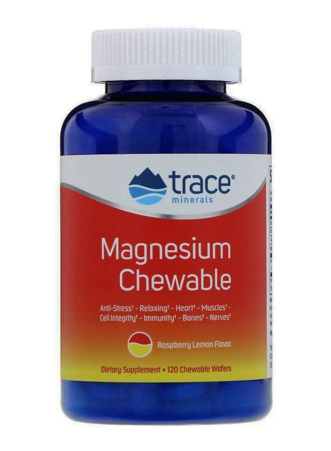 Magnesium Chewable Raspberry Lemon Flavor - 120 Chewable Wafers