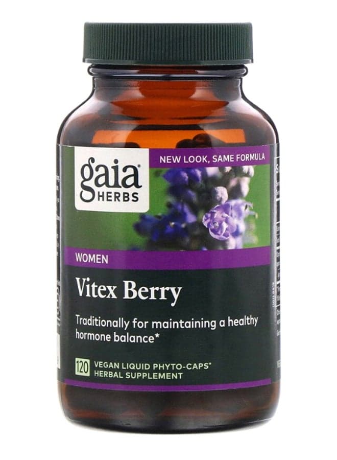 Vitex Berry 60 Vegan Liquid Phyto-Caps Herbal Supplement