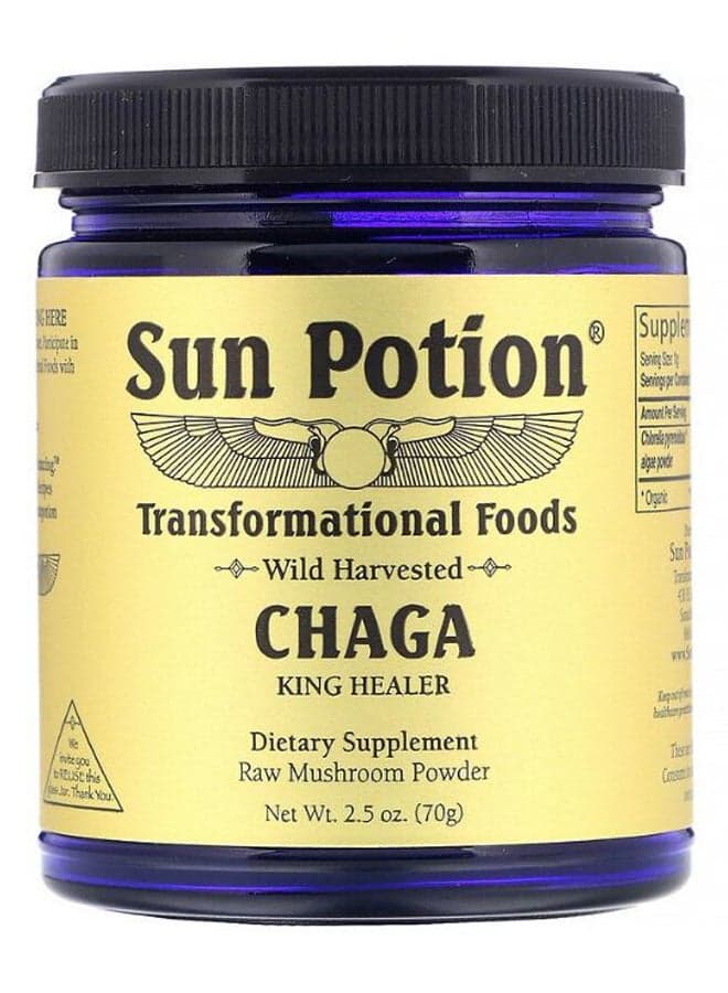 Wild Harvested Chaga Raw Mushroom Powder