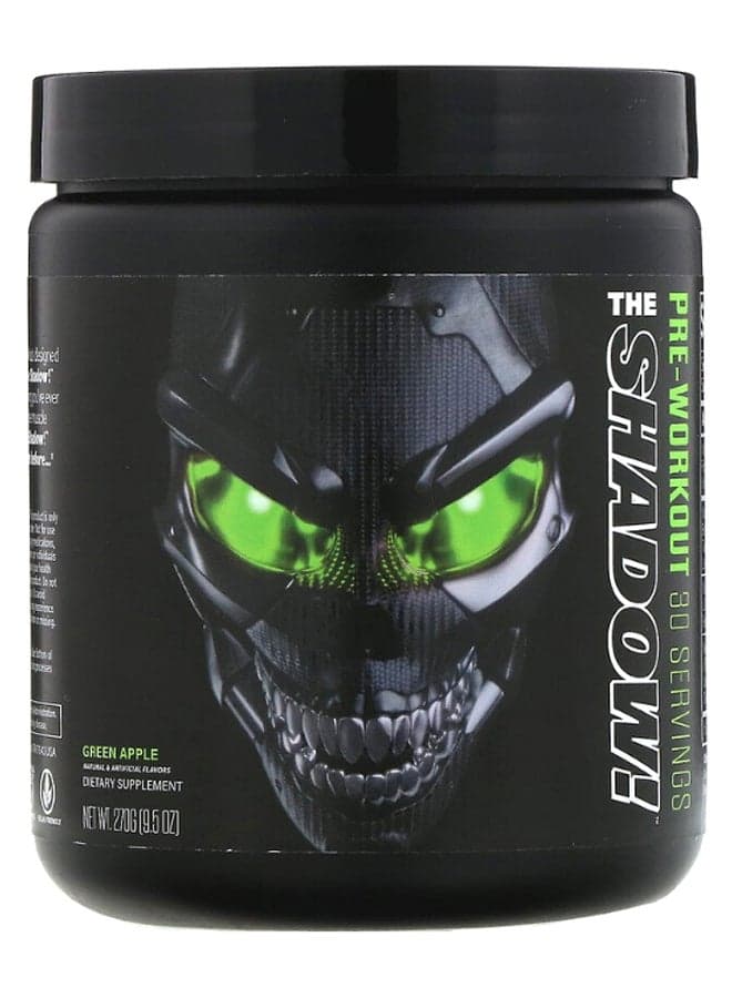The Shadow Pre-Workout Green Apple - 30 Servings - 270 grams