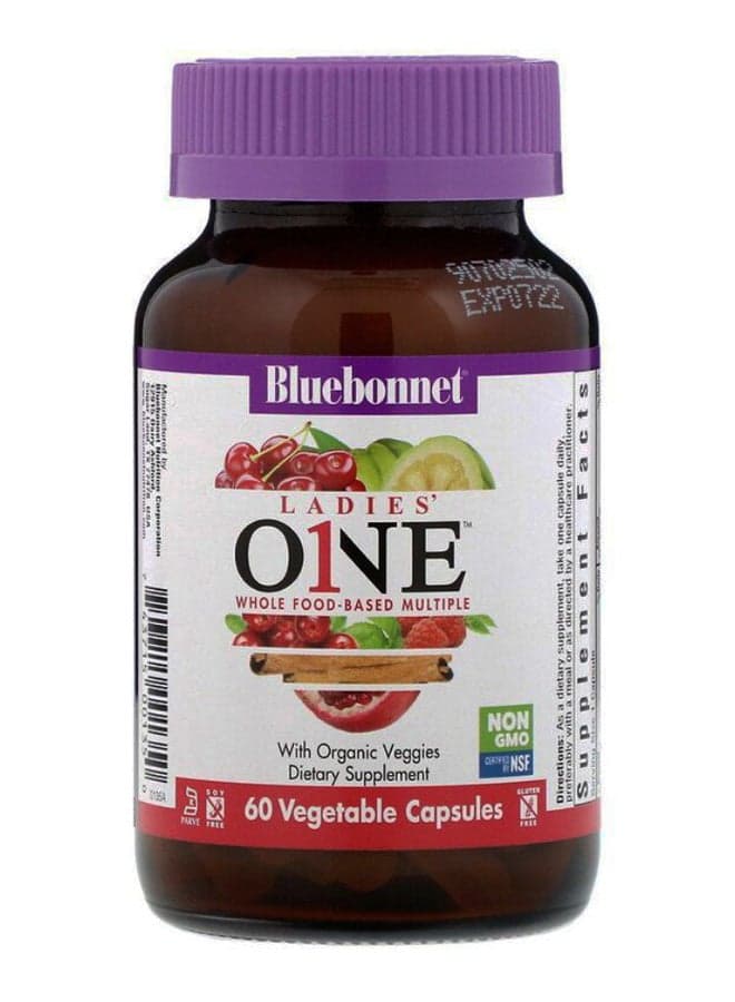 Ladies One Whole Food-Based Multiple - 60 Vegetables Capsules