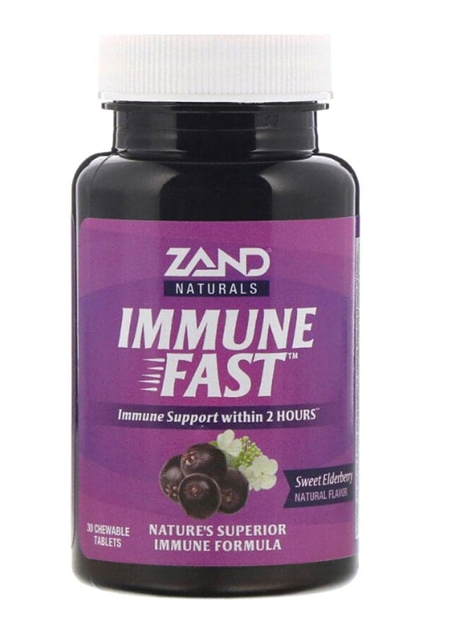 Sweet Elderberry Immune Fast - 30 Tablets