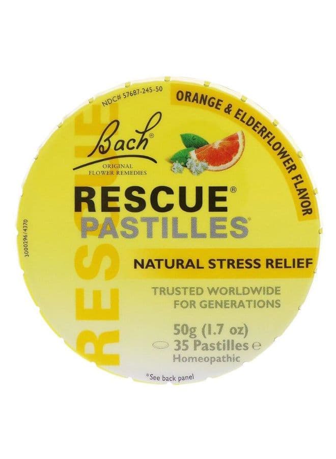 Original Flower Remedies Rescue Pastilles - 35 Pastilles 1.7 Oz (50 G)