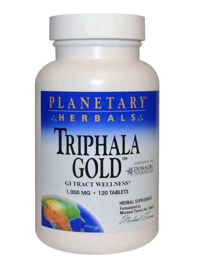 Triphala Gold GI Tract Wellness - 120 Tablets