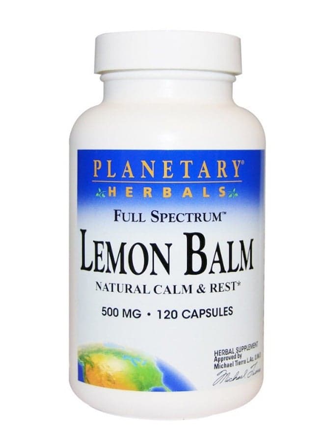 Full Spectrum Lemon Balm - 120 Capsules