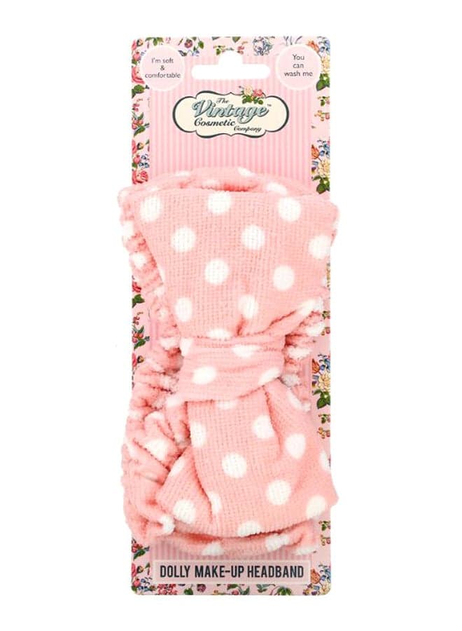 Dolly Make-Up Headband Pink/White